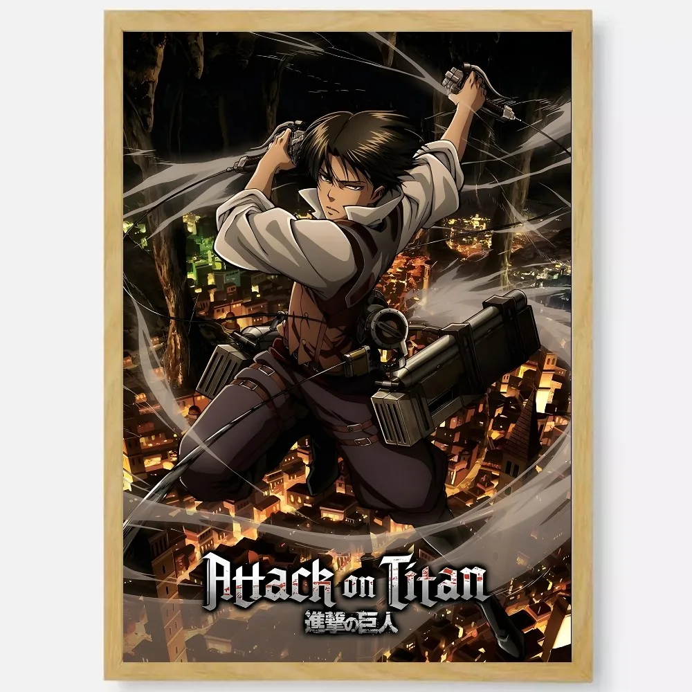 Plakat Atak Tytanów anime Wzór 9
