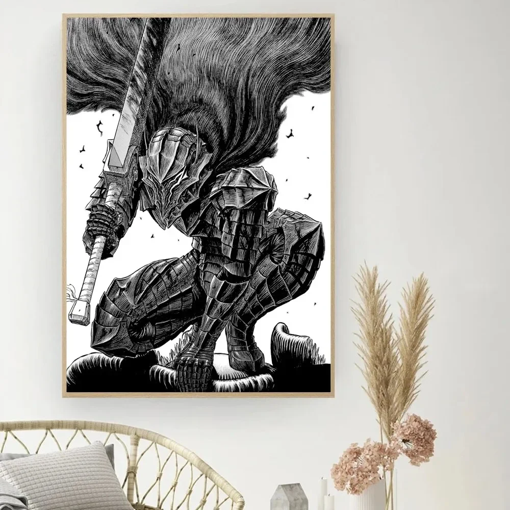 Berserk - plakat anime Czarny