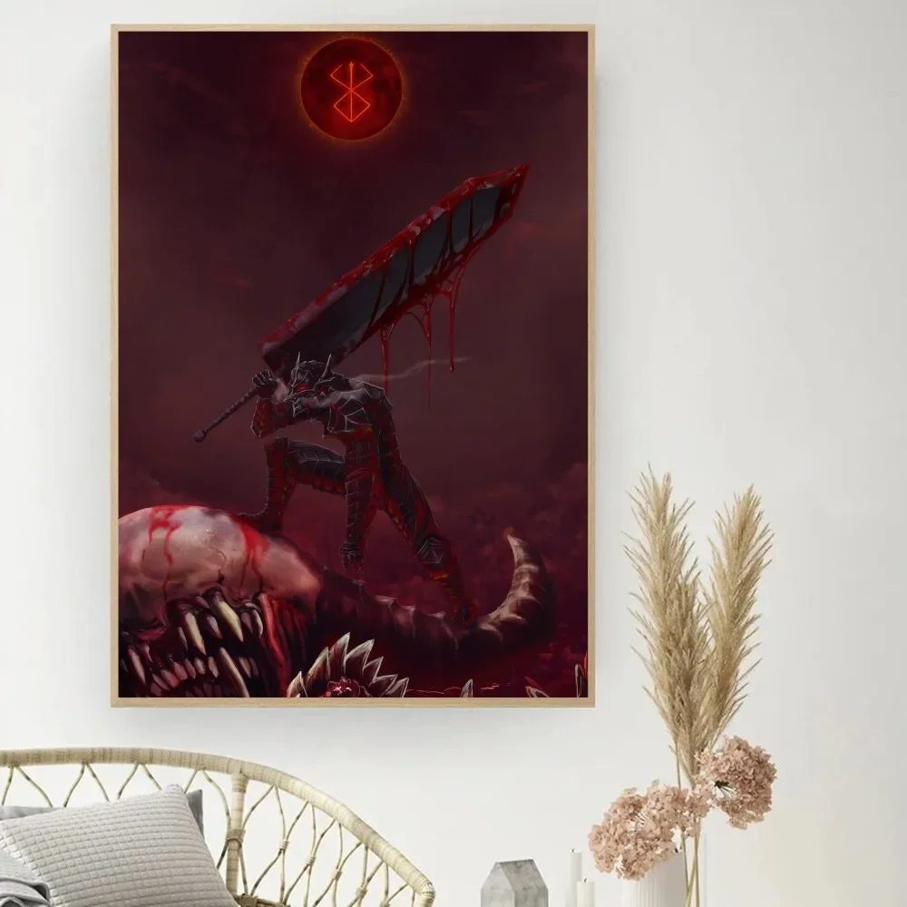 Berserk - plakat anime Jasnozielony