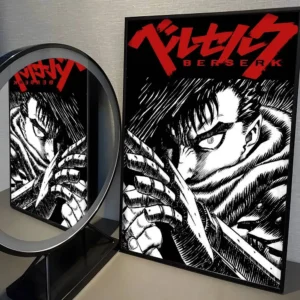 Plakat anime Berserk Różowy