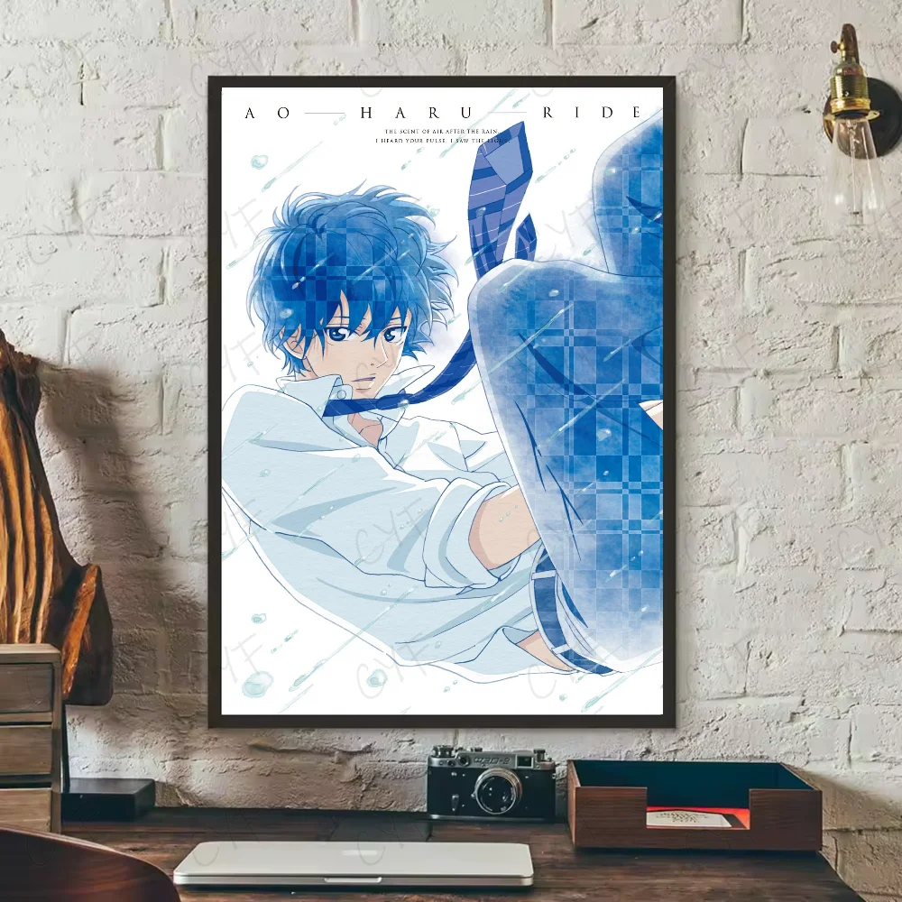 Plakat anime Blue Spring Ride Czarny