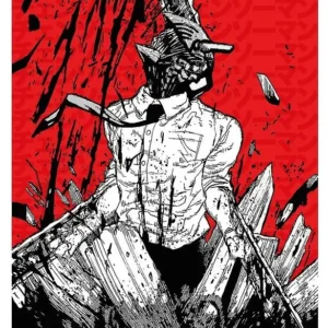 Plakat anime Chainsaw Man Denji Wzór 1