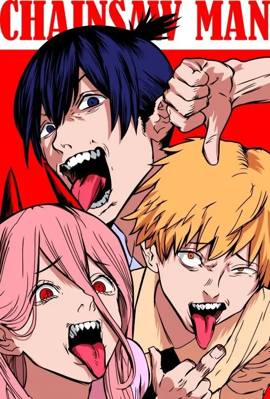 Plakat anime Chainsaw Man Denji Wzór 12
