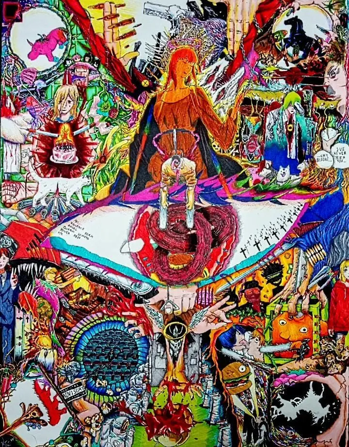 Plakat anime Chainsaw Man Denji Wzór 4