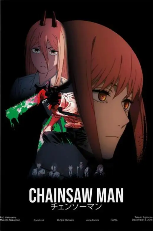 Plakat anime Chainsaw Man Denji Wzór 8