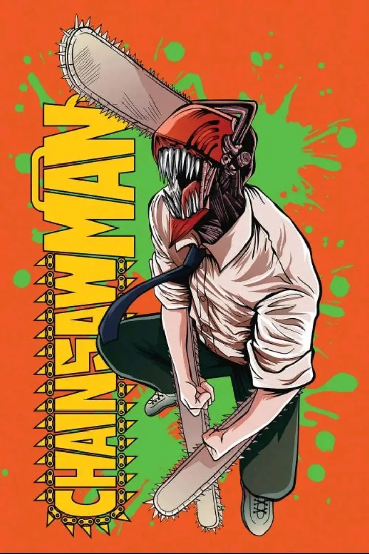 Plakat anime Chainsaw Man Denji Wzór 9