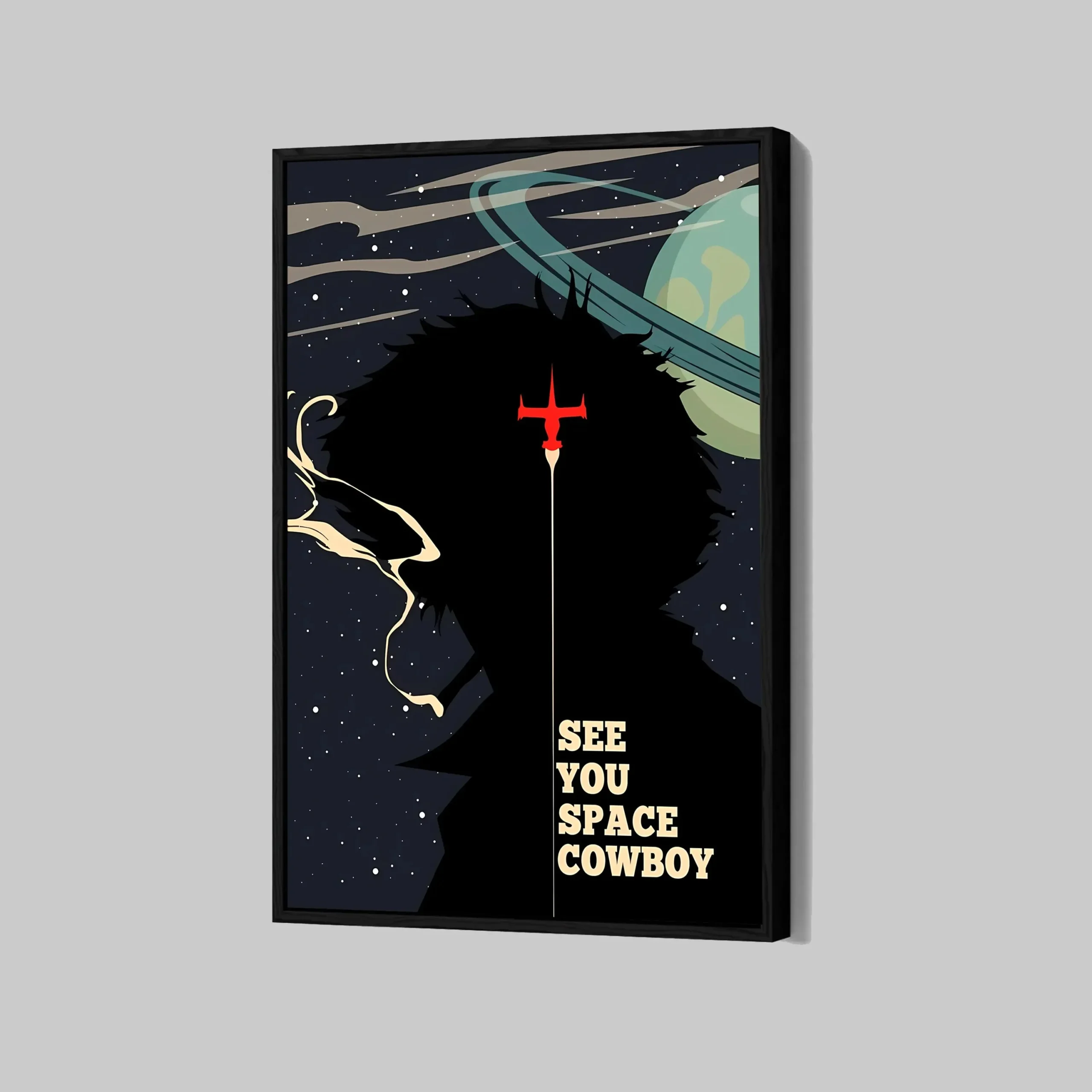 Cowboy Bebop - plakat anime retro Wzór 3