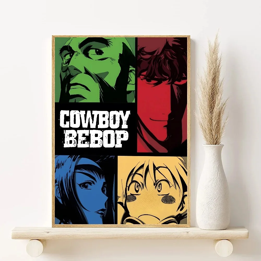 Cowboy Bebop - plakat anime retro Wzór 5
