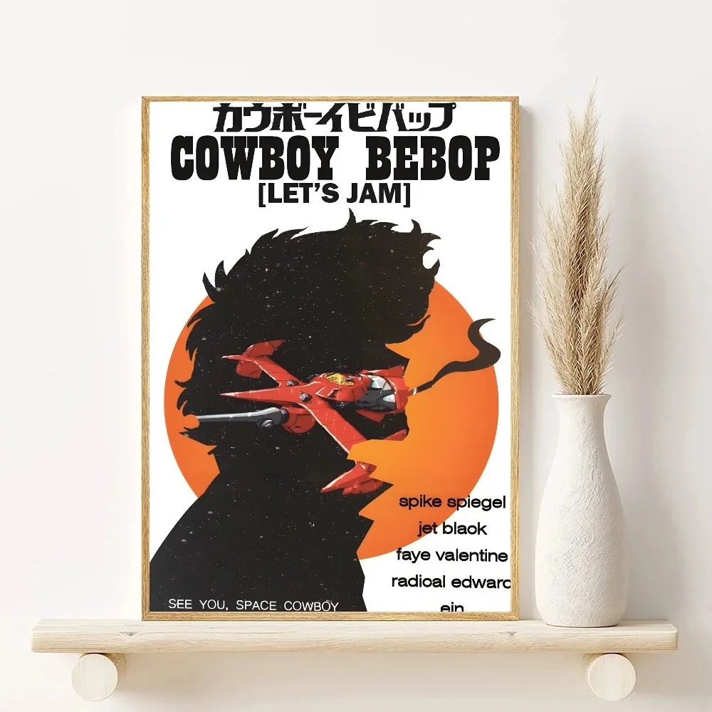 Cowboy Bebop - plakat anime retro Wzór 6