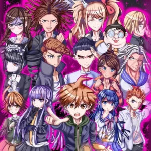 Danganronpa - plakat anime do pokoju Wzór 1