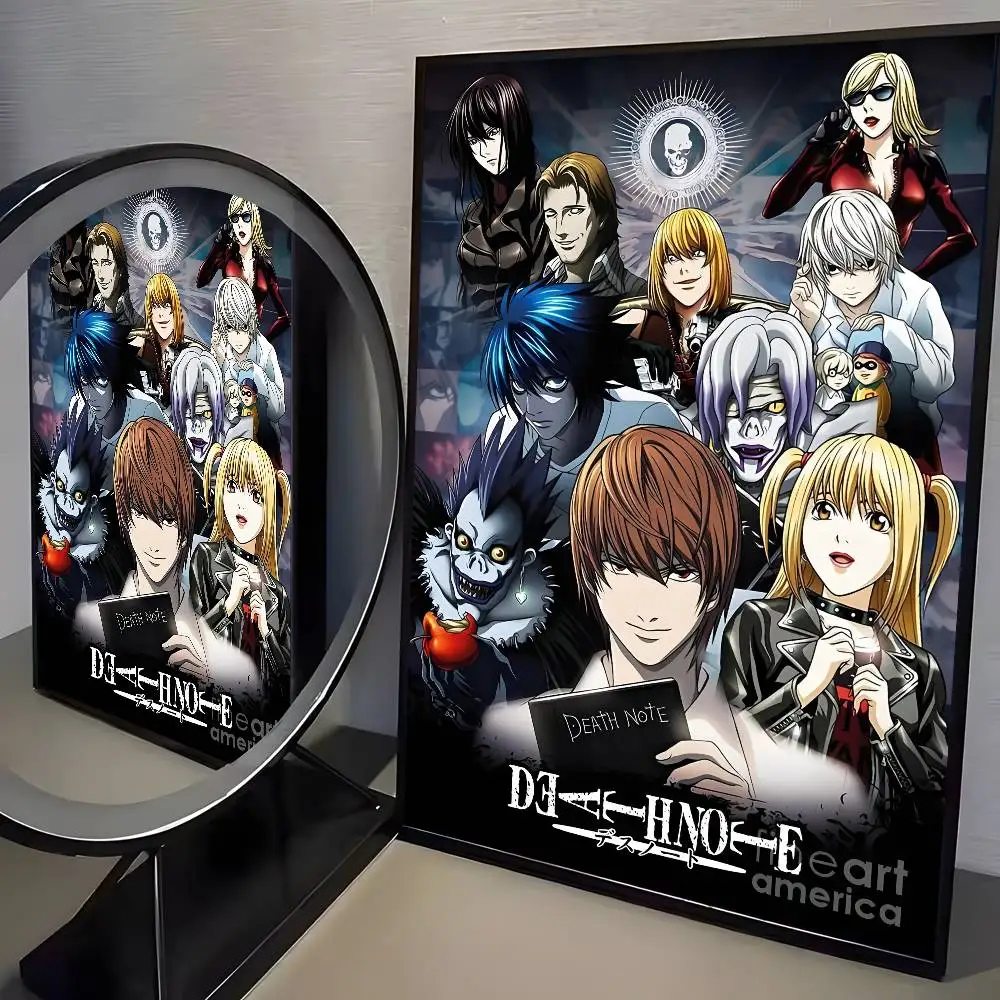 Plakat Anime Death Note Vintage HD Wzór 3
