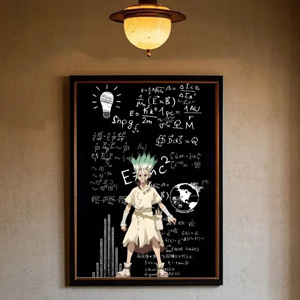 Plakat Anime Dr Stone Czerwony