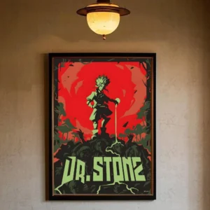 Plakat Anime Dr Stone Fioletowy