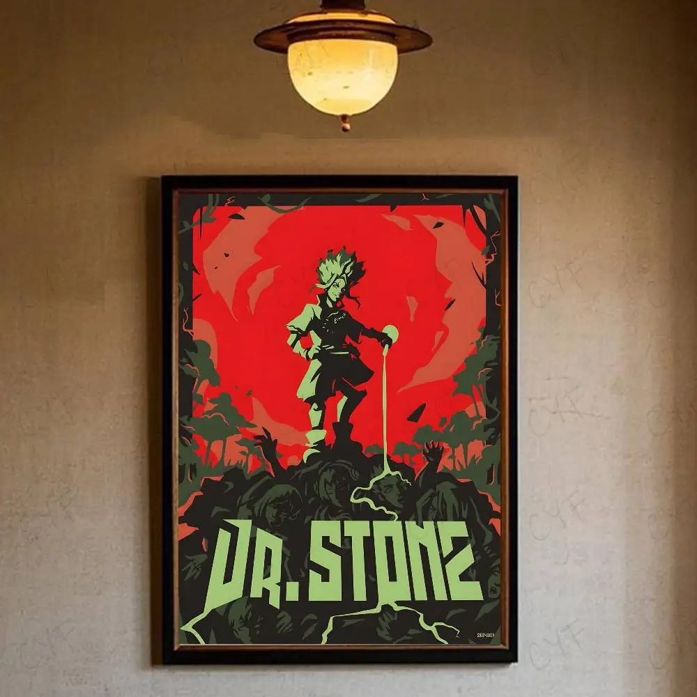 Plakat Anime Dr Stone Fioletowy