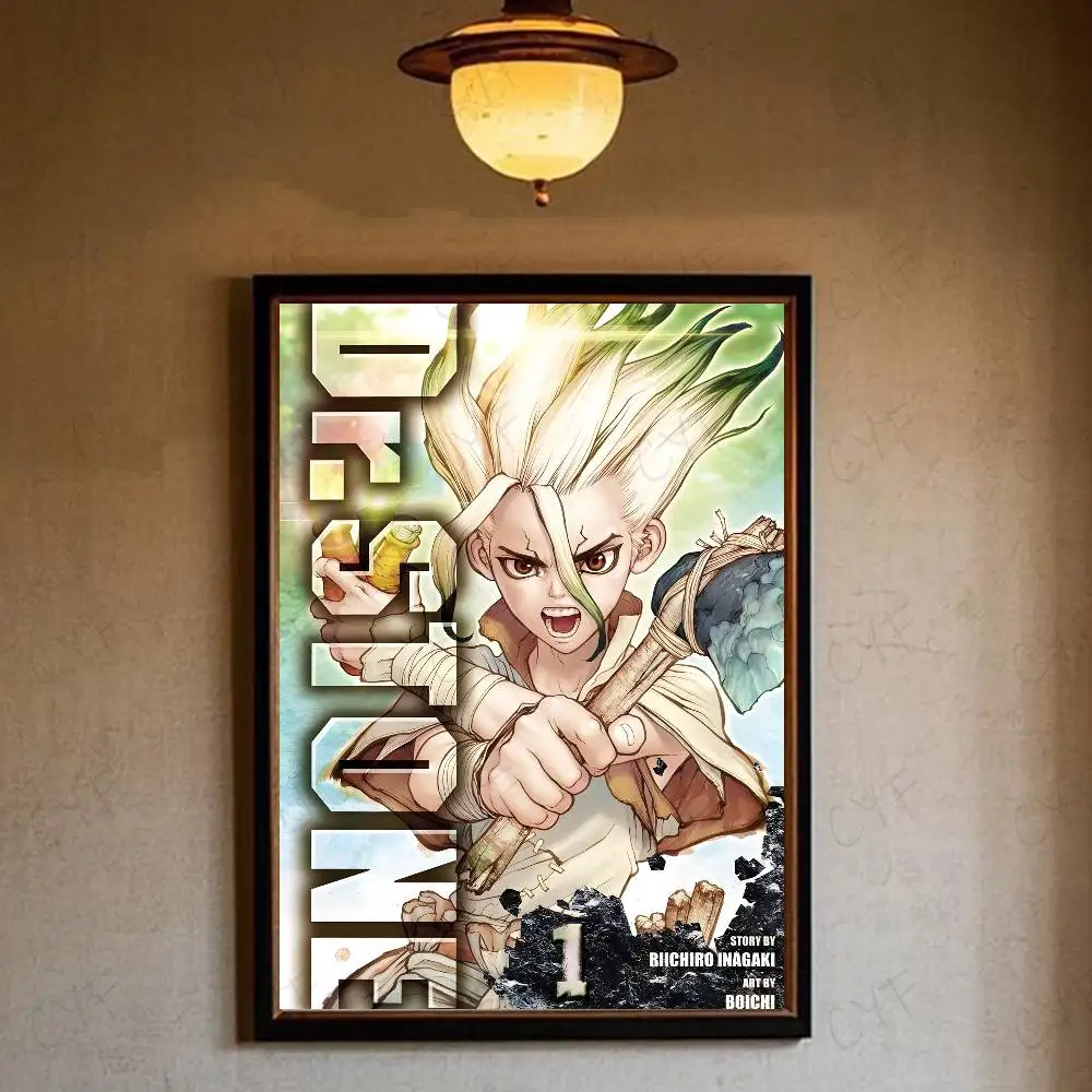 Plakat Anime Dr Stone Złoto