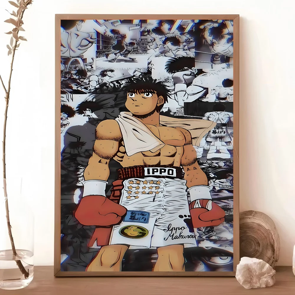 Hajime no Ippo - plakat anime z bokserem Wzór 2