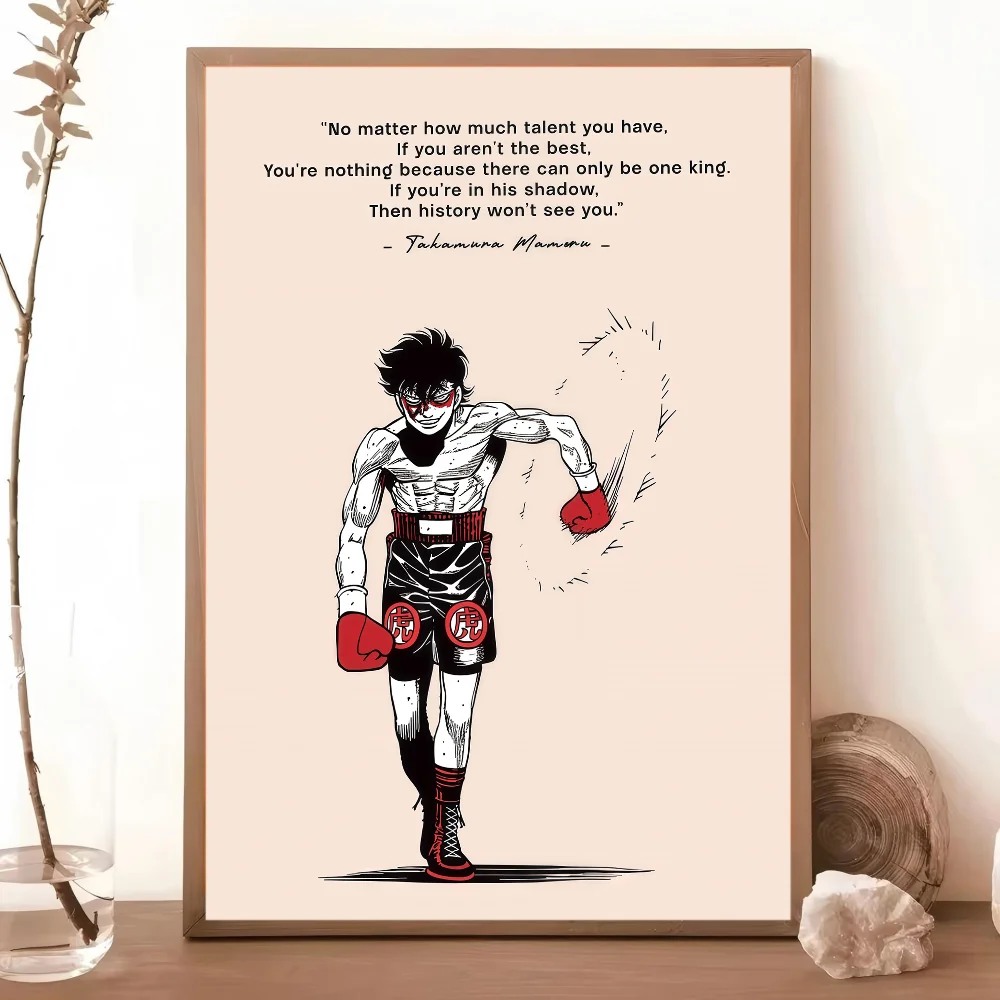 Hajime no Ippo - plakat anime z bokserem Wzór 3