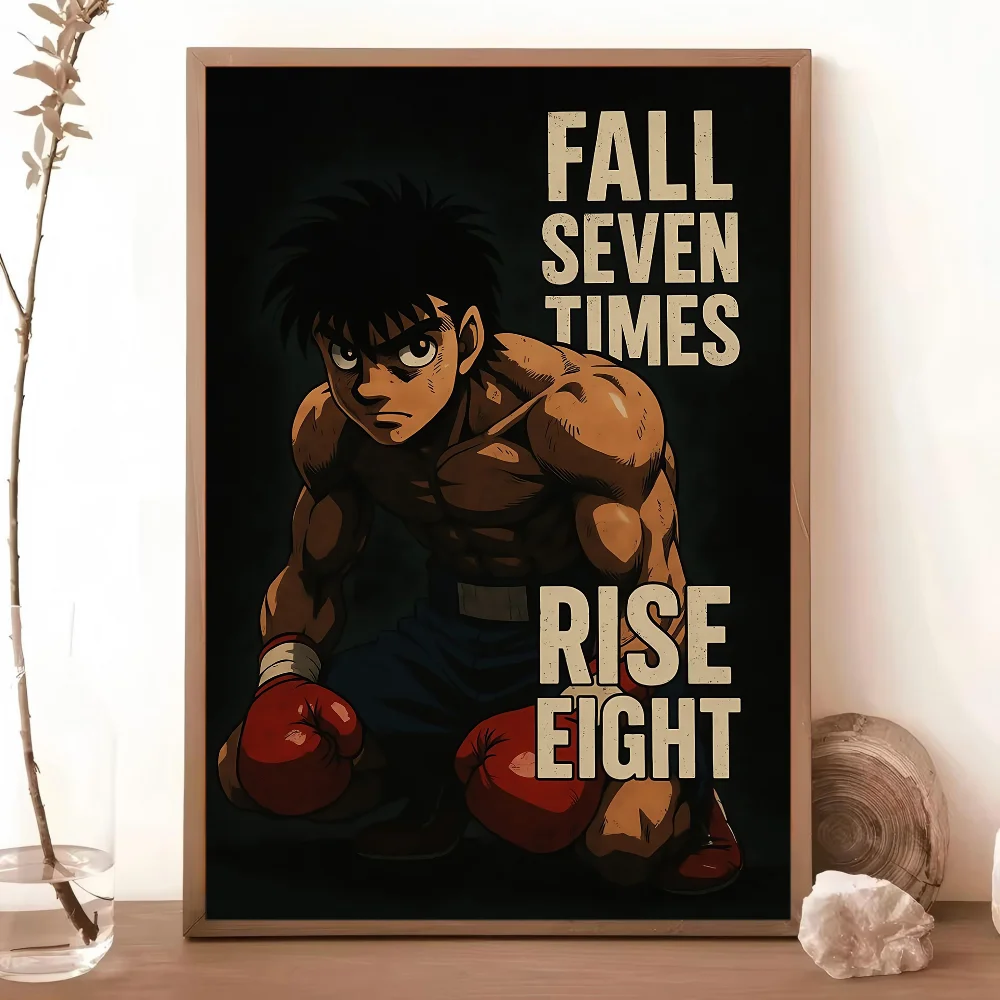 Hajime no Ippo - plakat anime z bokserem Wzór 8