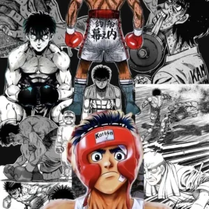 Plakat anime Hajime no Ippo bokser Wzór 1