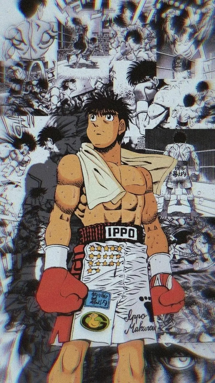 Plakat anime Hajime no Ippo bokser Wzór 5