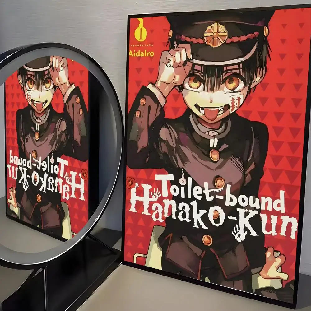 Plakat anime Toilet-bound Hanako-kun Czarny11