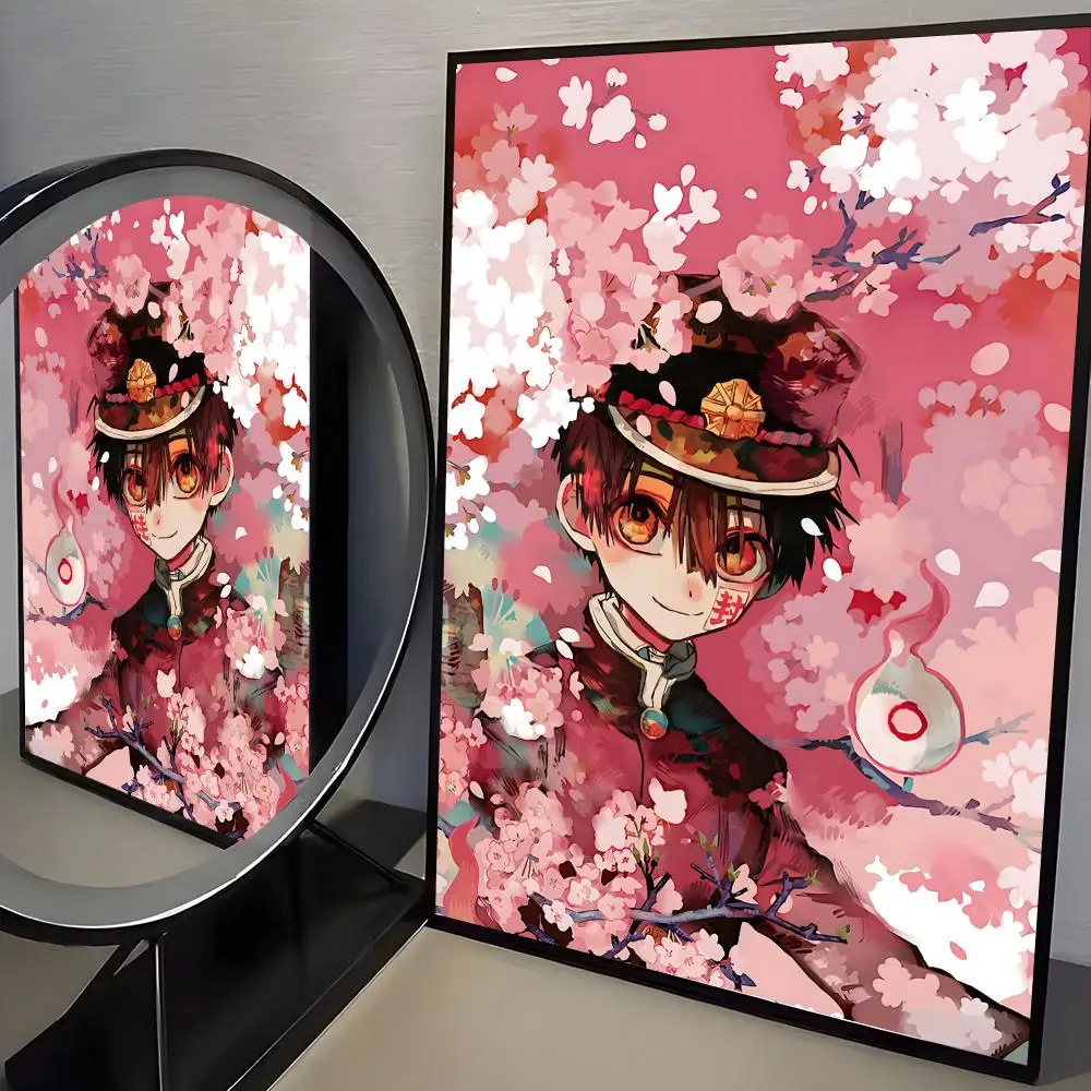 Plakat anime Toilet-bound Hanako-kun Czarny4