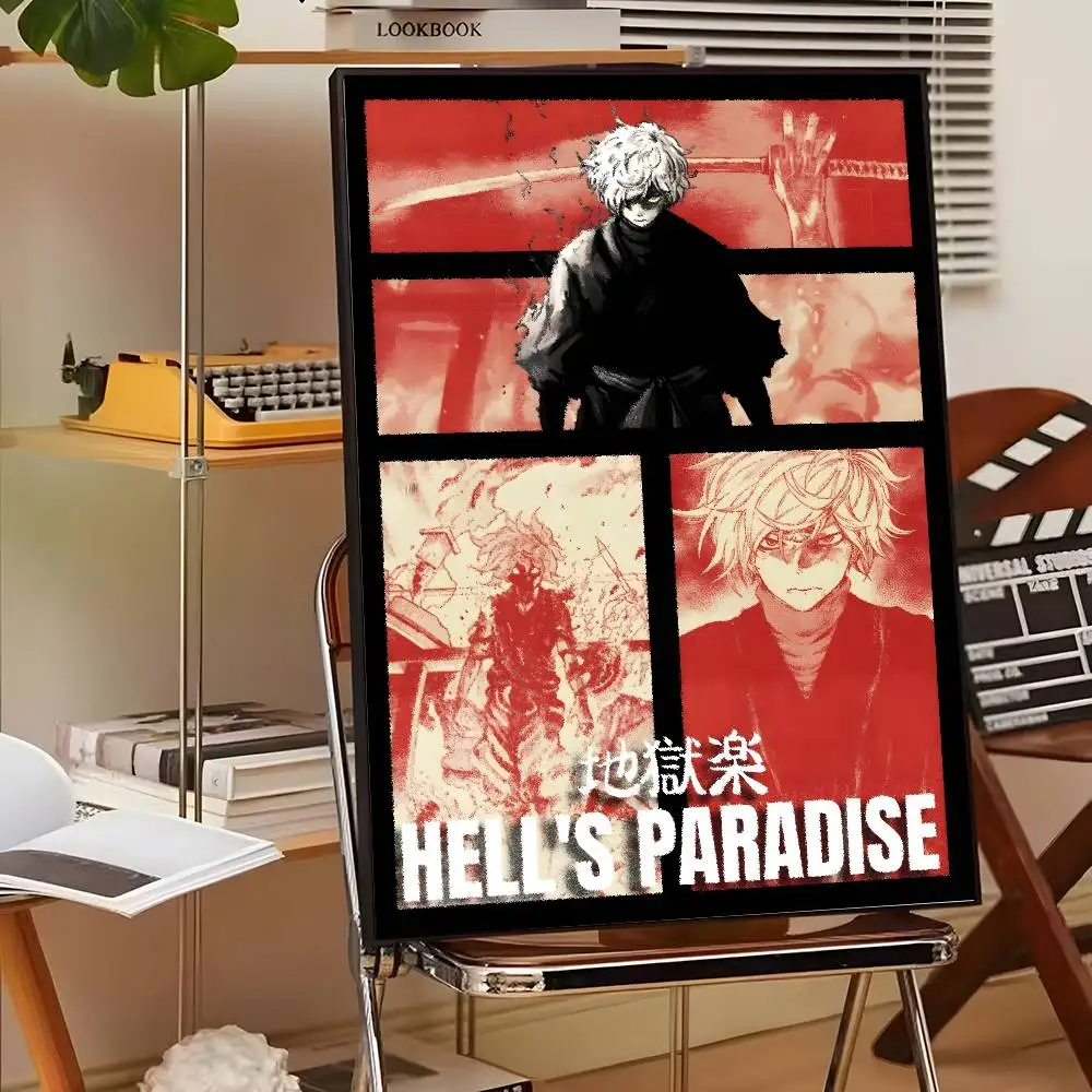 Plakat anime Hell's Paradise - grafika na płótnie Wzór 2