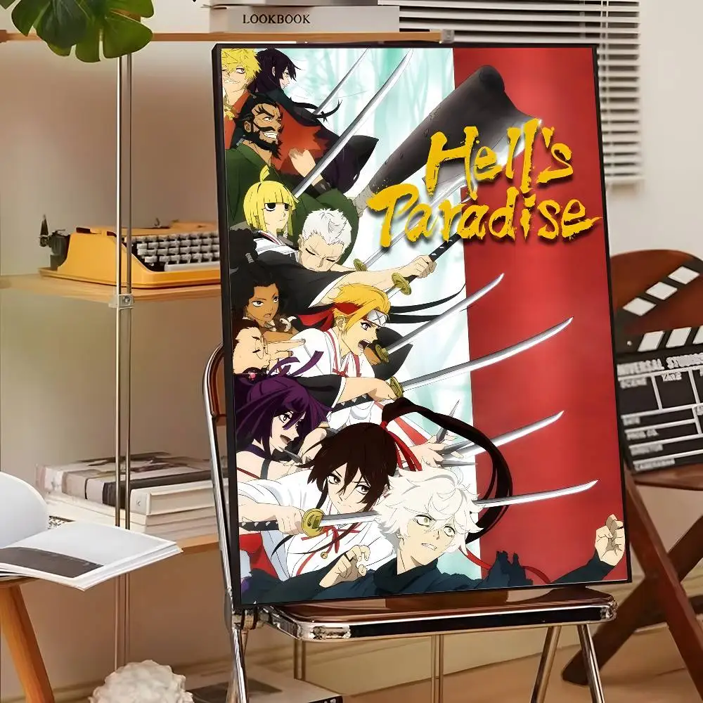 Plakat anime Hell's Paradise - grafika na płótnie Wzór 5
