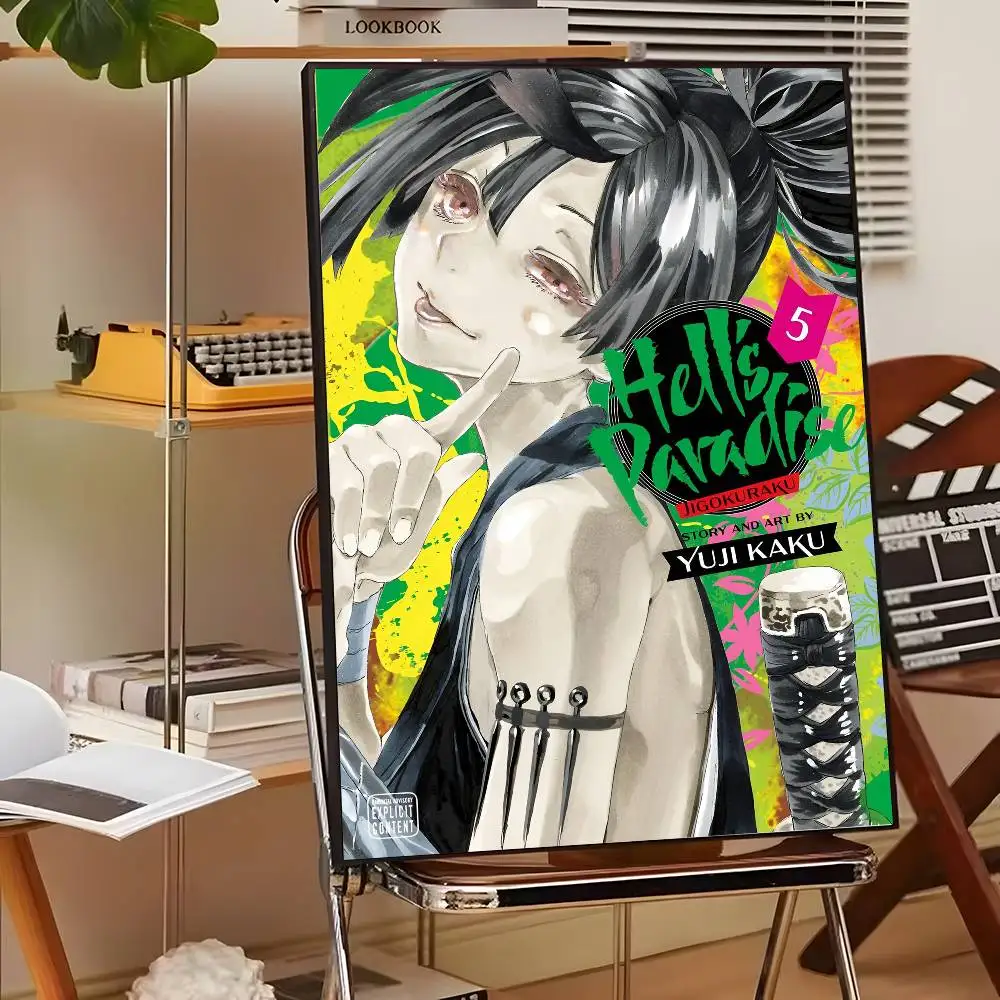 Plakat anime Hell's Paradise - grafika na płótnie Wzór 8
