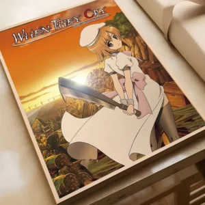 Plakat anime Higurashi When They Cry Wzór 1