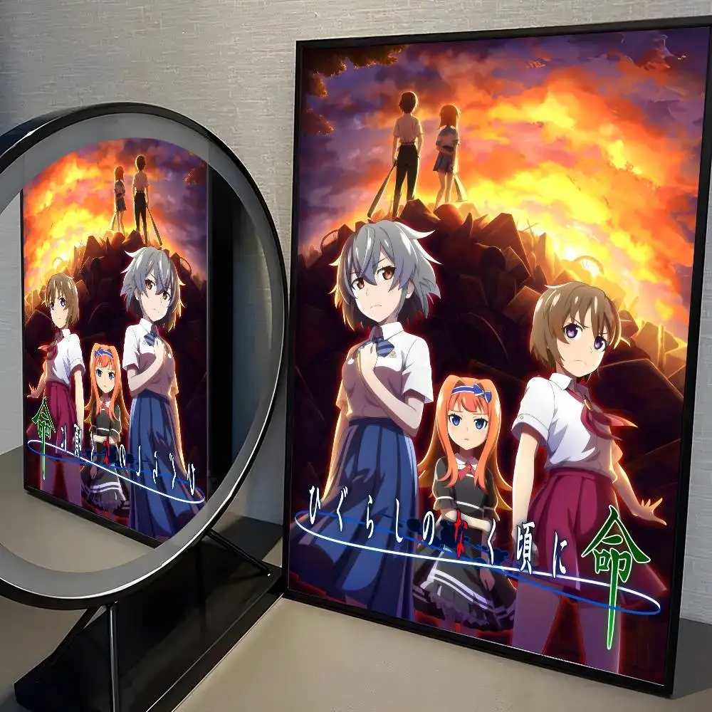 Plakat Higurashi When They Cry – anime Wzór 3
