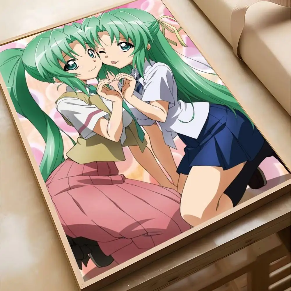 Plakat anime Higurashi When They Cry Wzór 4