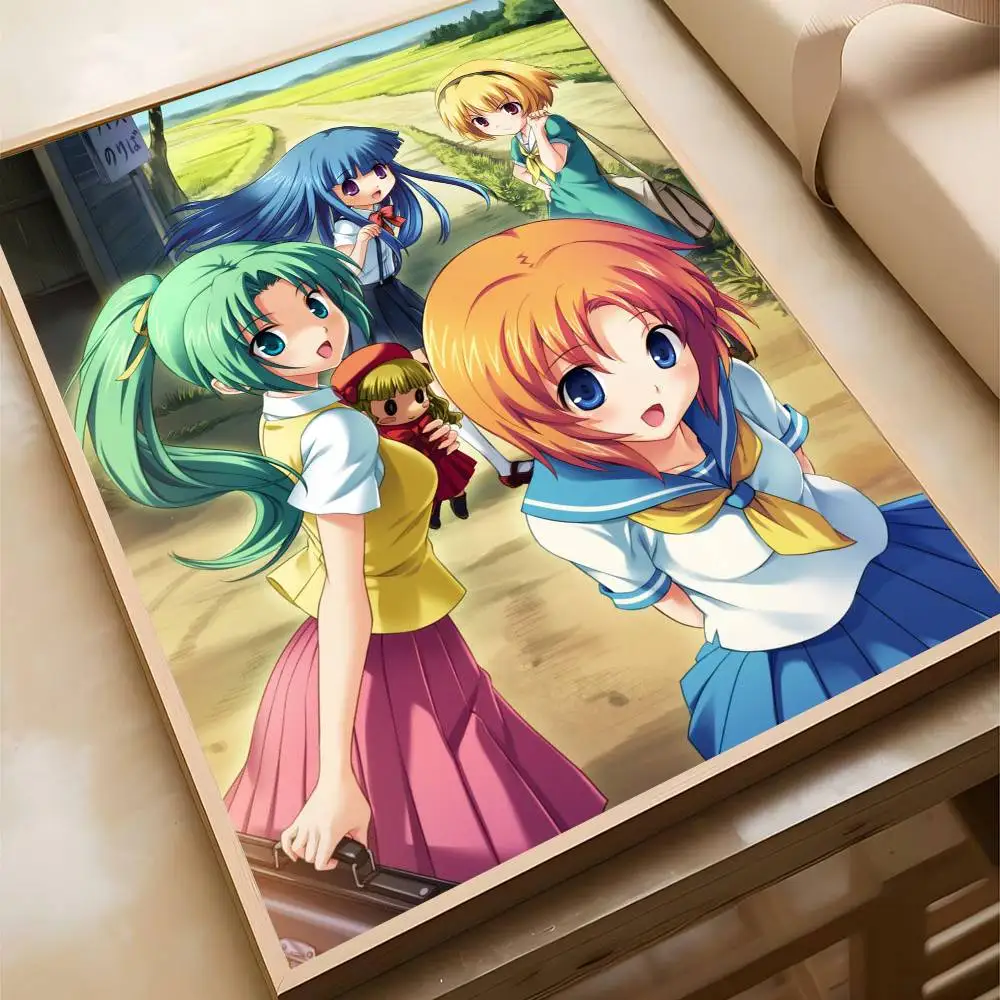 Plakat anime Higurashi When They Cry Wzór 7