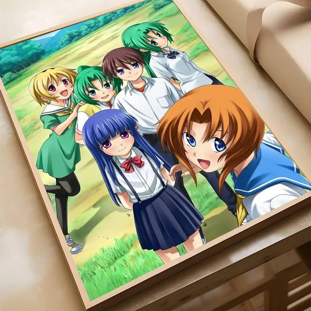 Plakat anime Higurashi When They Cry Wzór 8