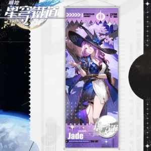 Plakat anime Honkai Star Rail postacie Różowa czerwień