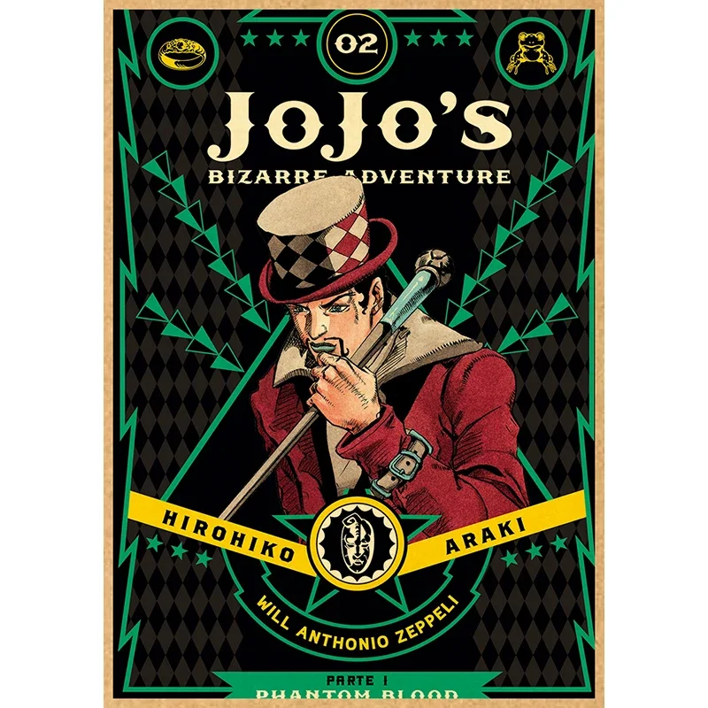Plakat anime JoJo's Bizarre Adventure - vintage Czekolada