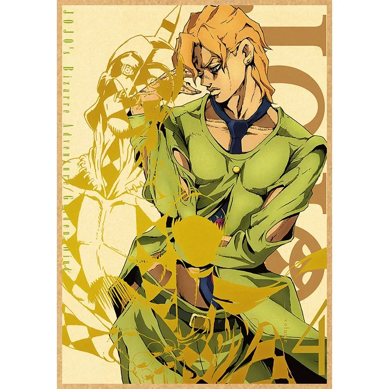 Plakat anime JoJo's Bizarre Adventure - vintage Kolba