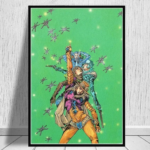 Plakat anime JoJo's Bizarre Adventure Wzór 3