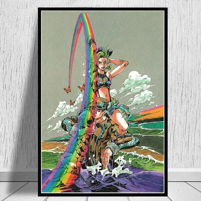 Plakat anime JoJo's Bizarre Adventure Wzór 6