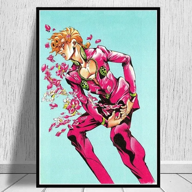 Plakat anime JoJo's Bizarre Adventure Wzór 7
