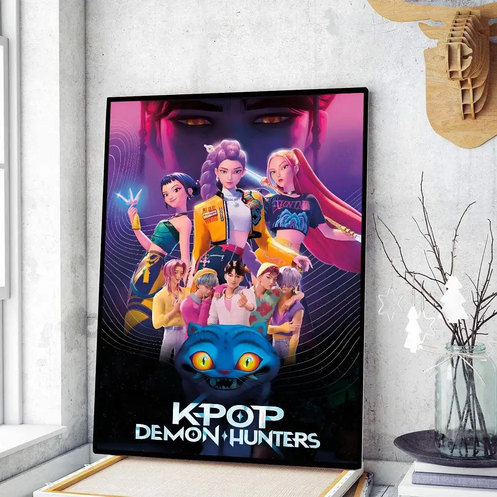 Plakat anime K-pop Demon Hunters Wzór 3