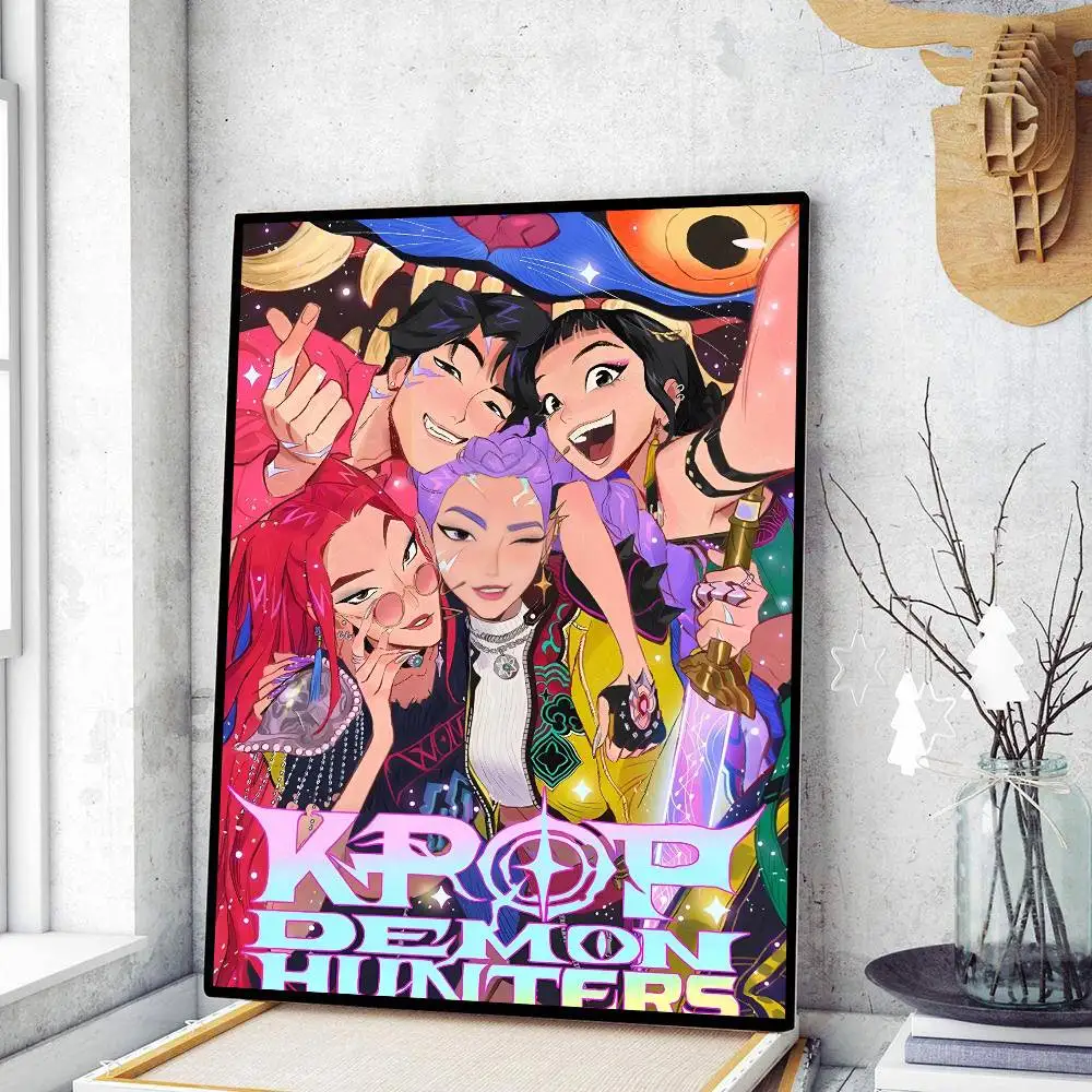 Plakat anime K-pop Demon Hunters Wzór 4