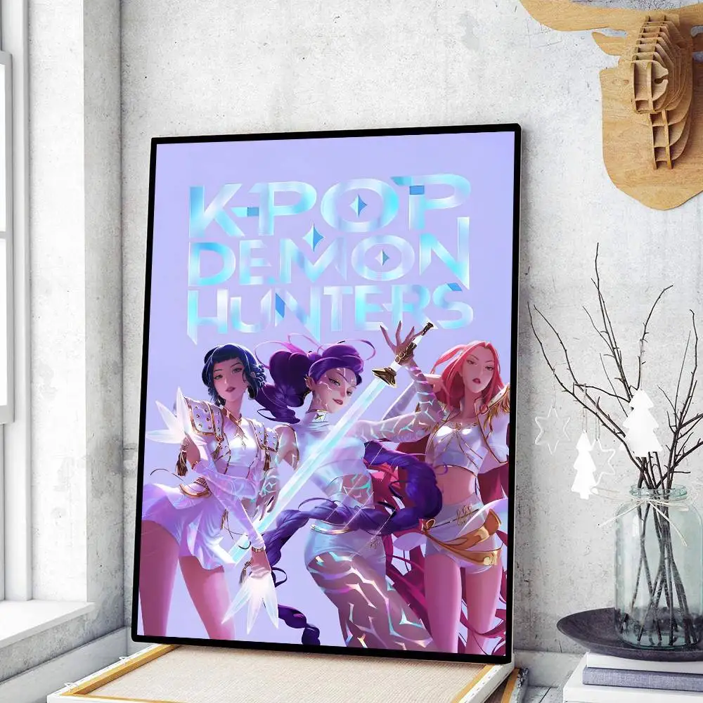 Plakat anime K-pop Demon Hunters Wzór 8