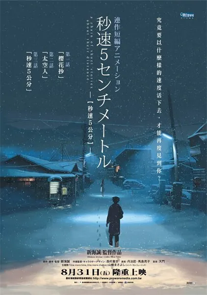 Plakaty anime Makoto Shinkai - Twoje imię i Weathering With You Wzór 7