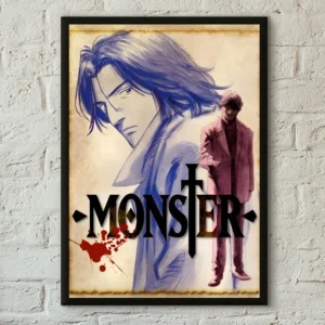 Monster - retro plakat anime Wzór 1