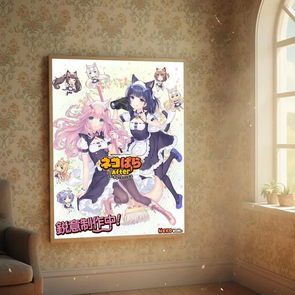 Anime Nekopara - plakat samoprzylepny do pokoju White11