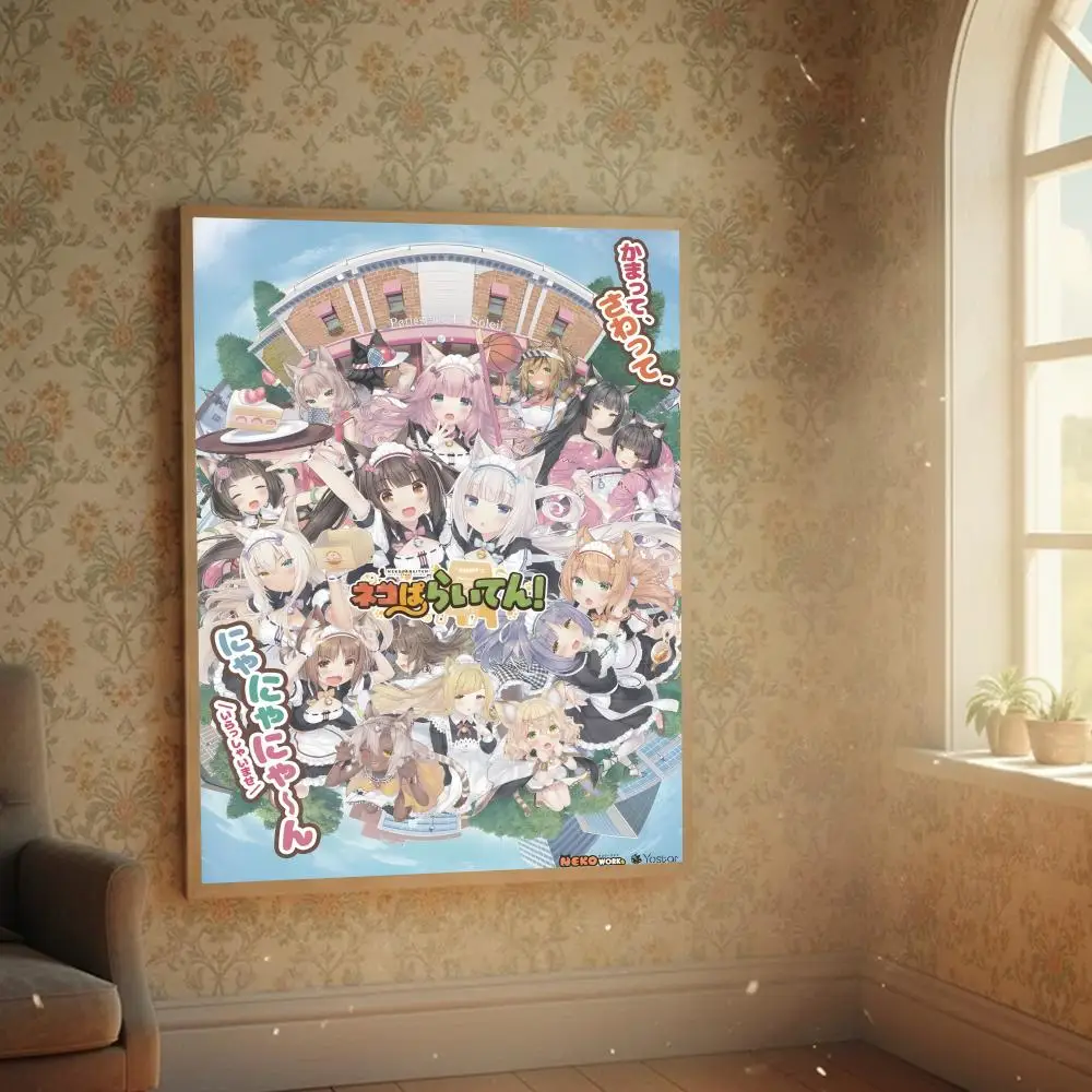 Anime Nekopara - plakat samoprzylepny do pokoju White12