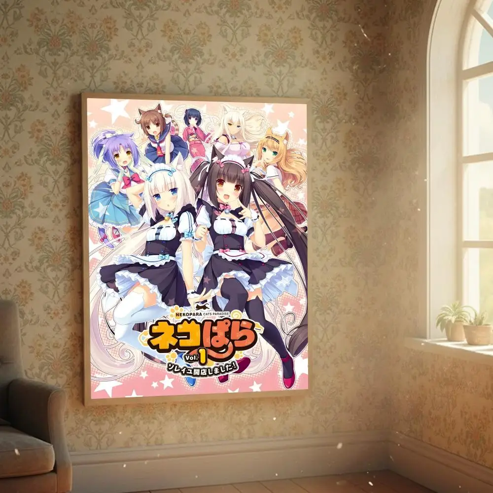 Anime Nekopara - plakat samoprzylepny do pokoju White16