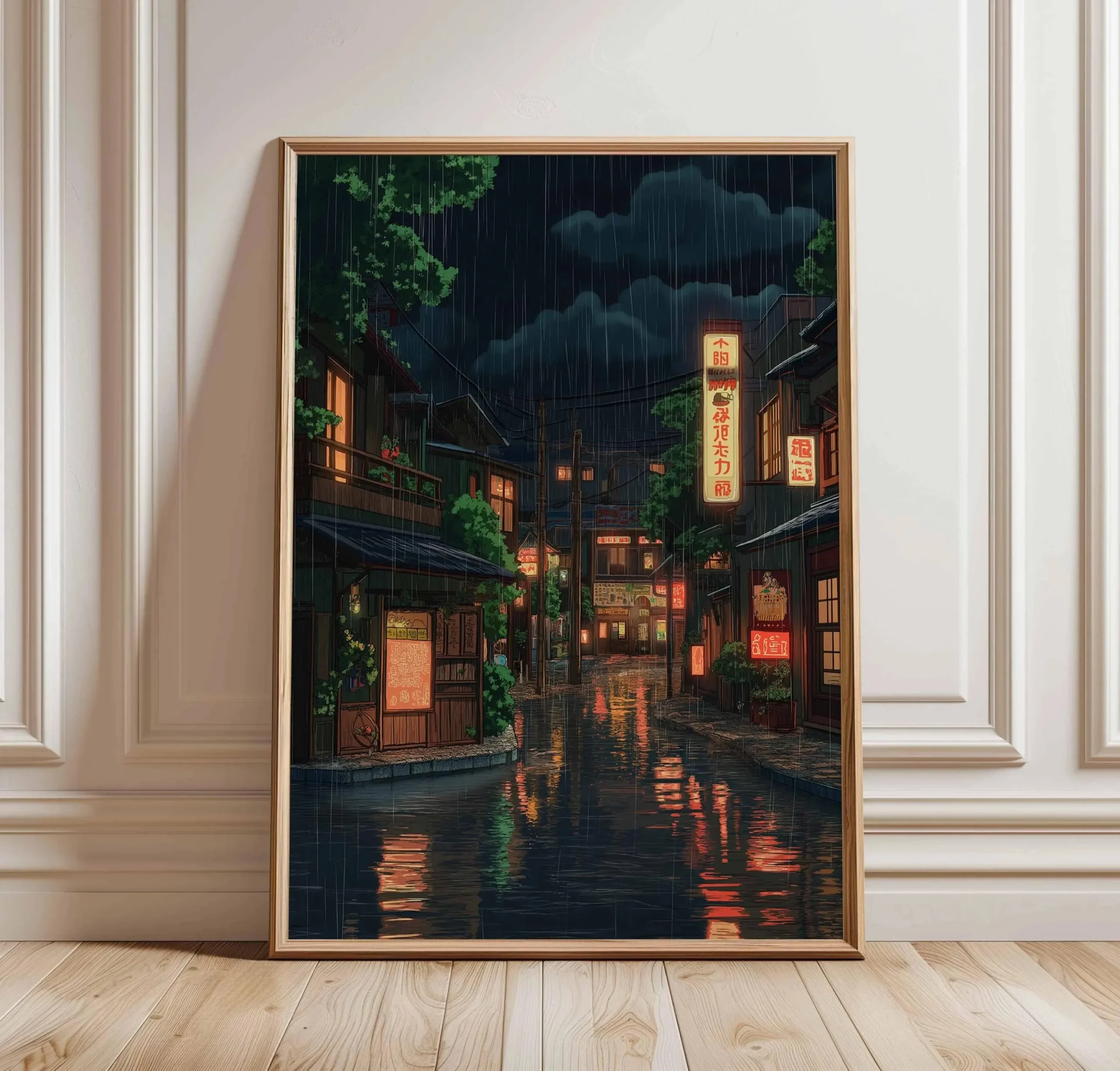Anime ramen bar w Tokio - plakat Wzór 6