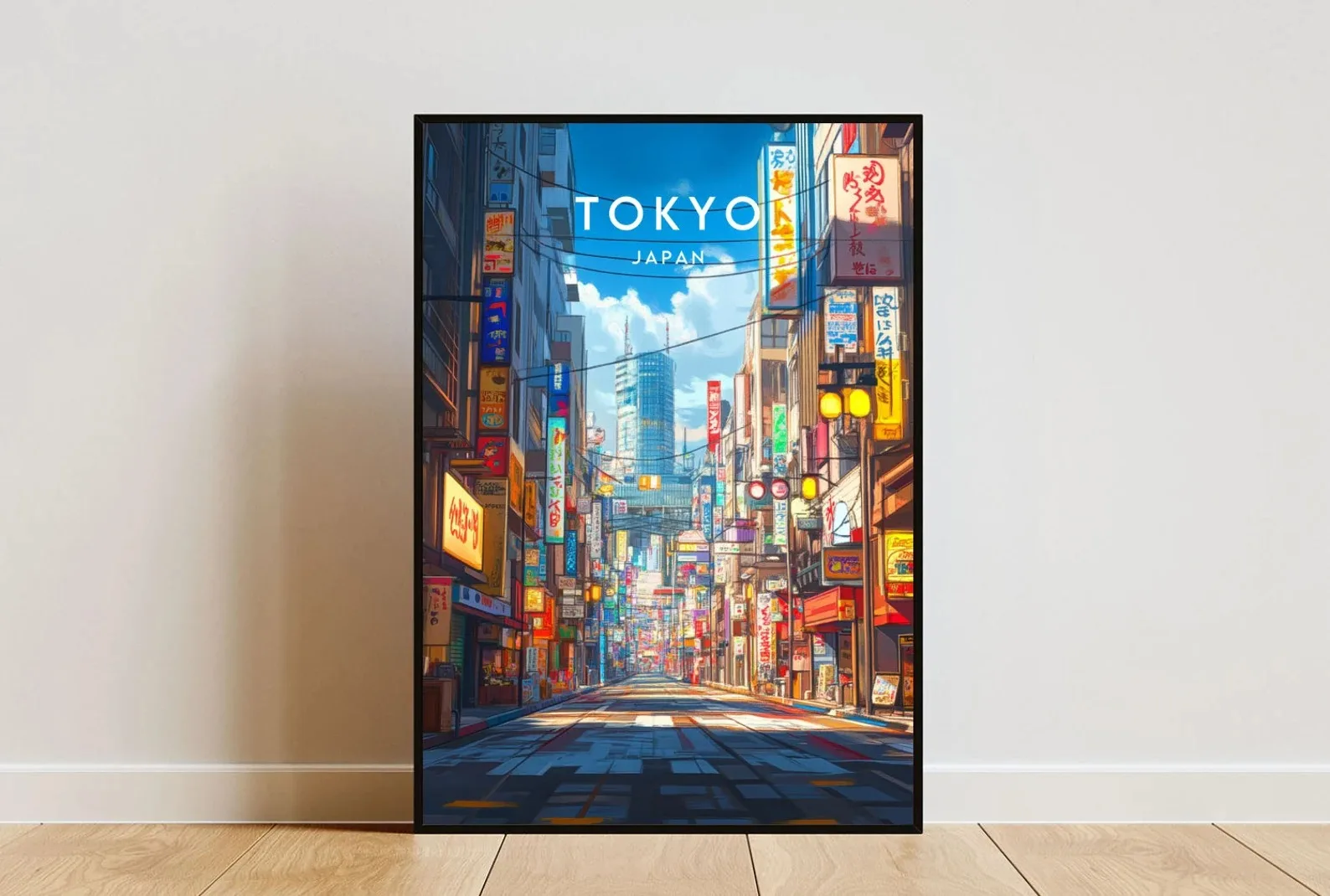 Anime ramen bar w Tokio - plakat Wzór 7